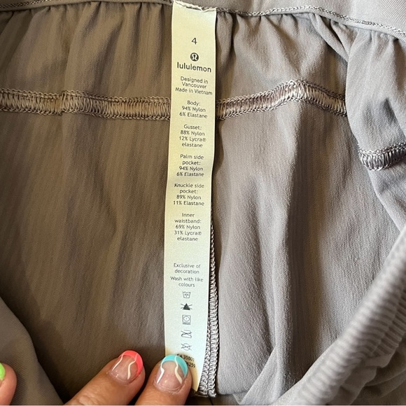 Lululemon Stone Grey High Waist Dance Studio Pants - Picture 2 of 13
